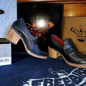 Freebird Chevelle size 9 black leather handmade quality shoe